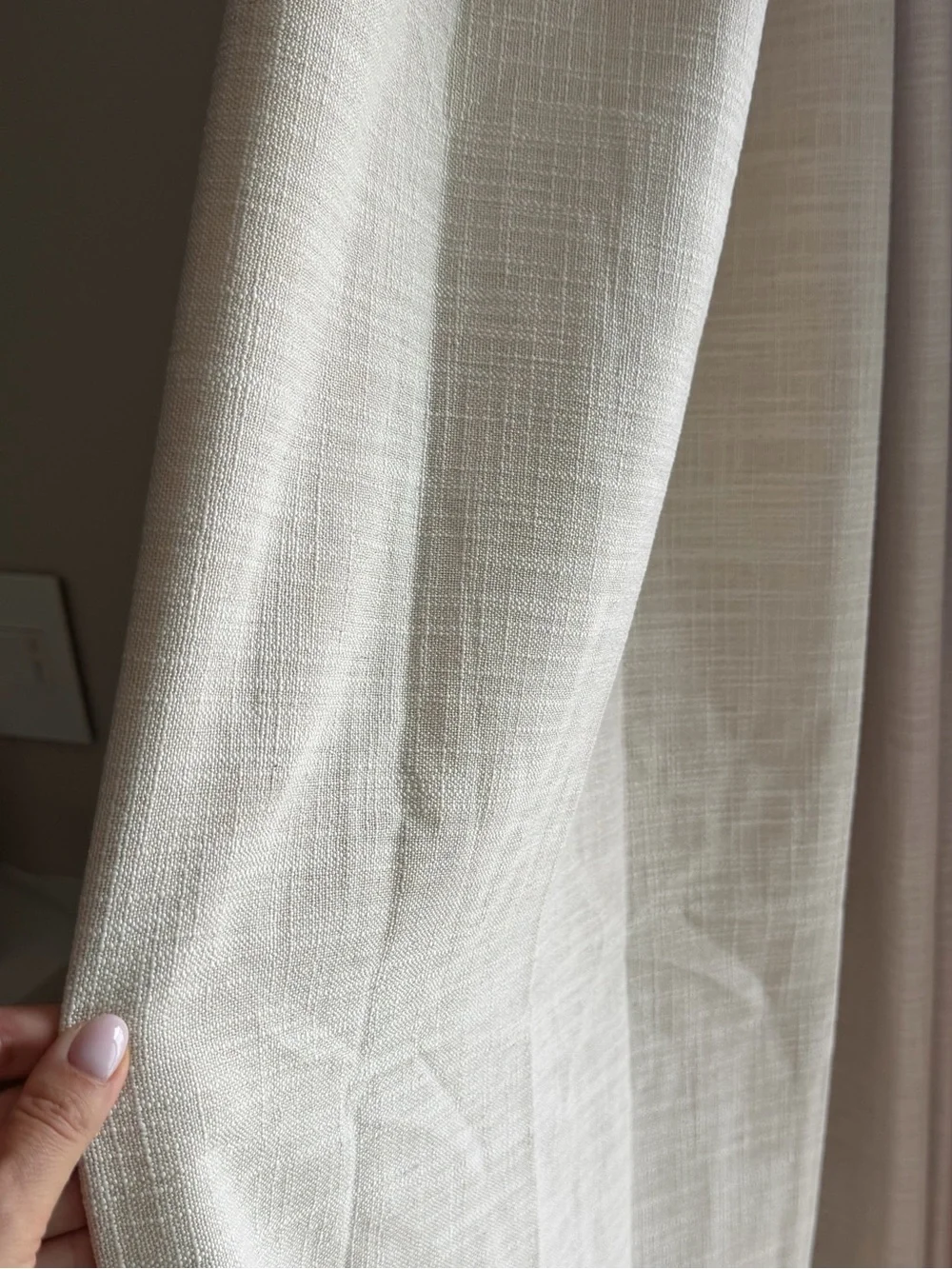 TWOPAGES Liz Linen Drape Pleated - sand beige